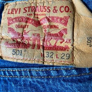 Levi’s 501 jeans